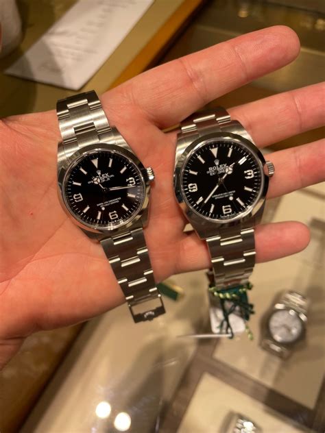 rolex explorer 2016|rolex explorer 36mm vs 40mm.